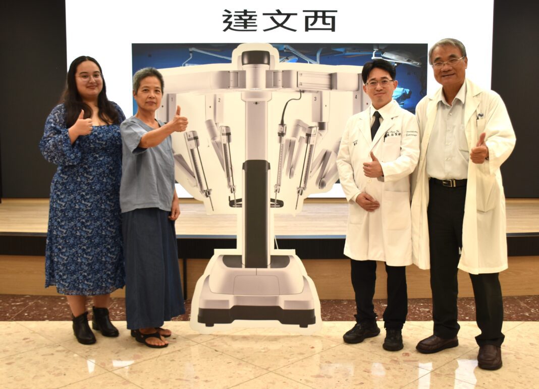 婦人卵巢腫瘤大如籃球 達文西結合單孔腹腔鏡傷口不到3公分